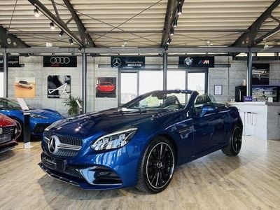 Gebraucht Mercedes SLC180 AMG line 156 PS (114 kW) 2016 Blau Cabrio
