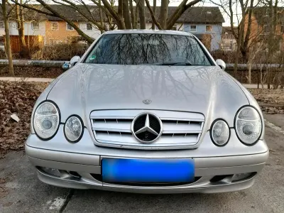 Brugt Mercedes CLK200 192 HK (141 kW) 2000 Sølv Coupe