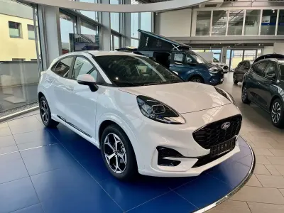 Neu Ford Puma ST 125 PS (91 kW) 2026 Frozen white (weiß) weiß SUV
