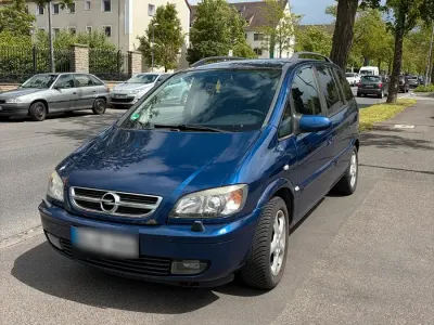 Gebraucht Opel Zafira 125 PS (91 kW) 2005 Blau Van / Kleinbus