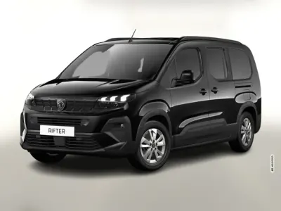 Neu Peugeot Rifter Allure 131 PS (96 kW) 2025 Schwarz metallic Van / Kleinbus