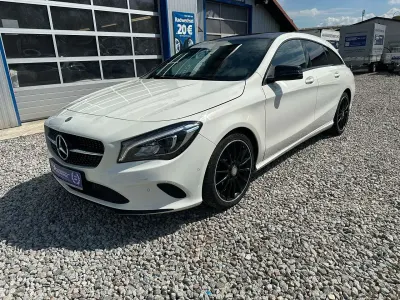 Gebraucht Mercedes CLA180 Shooting Brake AMG line 122 PS (89 kW) 2016 Weiß Kombi