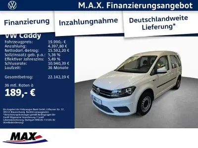Gebraucht VW Caddy 102 PS (75 kW) 2020 Weiß Van / Kleinbus
