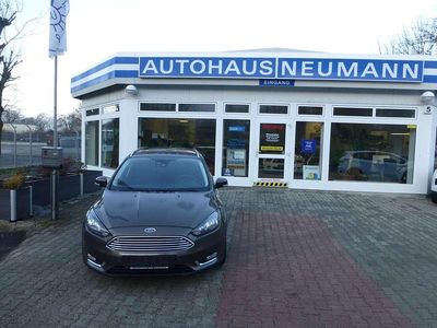 Gebraucht Ford Focus Titanium 125 PS (91 kW) 2018 Toffeebraun metallic Kombi
