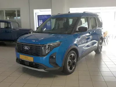 Neu Ford Tourneo Courier Active 125 PS (91 kW) 2026 Digital aqua blue Van / Kleinbus