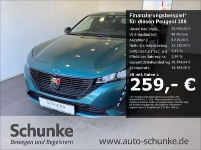 Neu Peugeot 308 SW Style 136 PS (100 kW) 2025 Blau Kombi