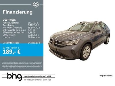 Usata VW Taigo Goal 116 CV (85 kW) 2025 Grigio SUV