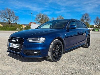 Usata Audi A4 S-Line 204 CV (150 kW) 2014 Blu Station wagon