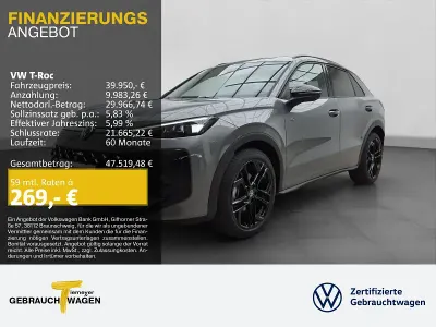 Nuova VW T-Roc R-line 150 CV (110 kW) 2026 Grigio SUV