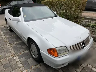 Usata Mercedes SL300 231 CV (169 kW) 1993 Bianco Cabrio
