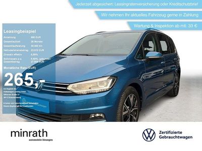 Blau Gebraucht 2021 VW Touran Highline Van / Kleinbus | 23.900 € (Superpreis)
