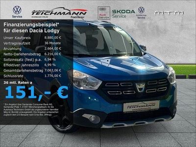 Gebraucht Dacia Lodgy Celebration 116 PS (85 kW) 2017 Blau Van / Kleinbus