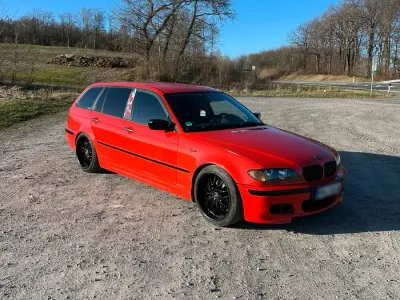 Usata BMW 316 Shadowline 112 CV (82 kW) 2005 Rosso Station wagon