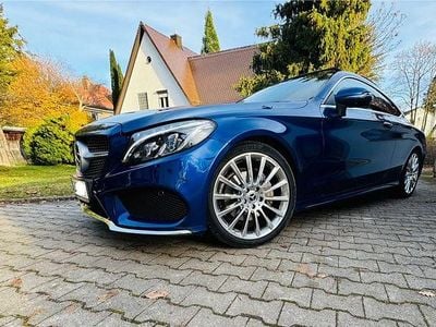 Gebraucht Mercedes C200 AMG 184 PS (135 kW) 2018 Blau Coupé