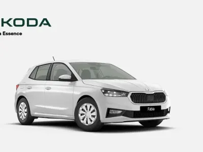 Neu Skoda Fabia Essence 95 PS (69 kW) 2026 Moonweiss metallic Kleinwagen