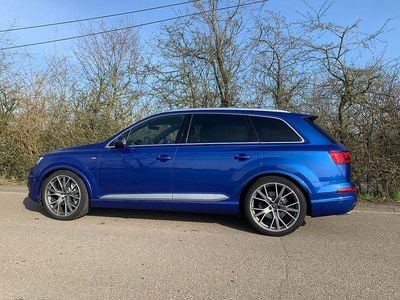Usata Audi Q7 S-Line 272 CV (200 kW) 2017 Blu SUV