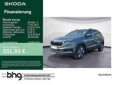 Gebraucht Skoda Karoq Style 150 PS (110 kW) 2023 Grau SUV