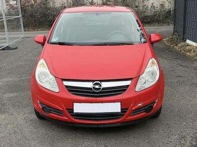 Gebraucht Opel Corsa Selection 69 PS (50 kW) 2010 Magma rot (b) Kleinwagen