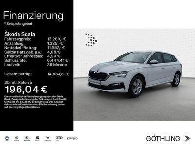 Gebraucht Skoda Scala Active 95 PS (69 kW) 2020 Weiß Kleinwagen