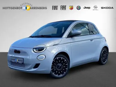 Neu Fiat 500e La Prima 86 kW (118 PS) 2026 Blau Cabrio