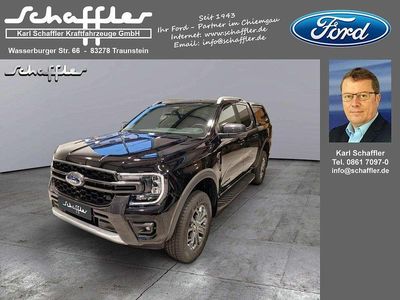 Neu Ford Ranger Wildtrack 205 PS (150 kW) 2025 Obsidianschwarz metallic Pickup