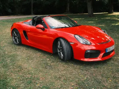 Gebraucht Porsche Boxster Spyder 375 PS (275 kW) 2016 Rot Cabrio
