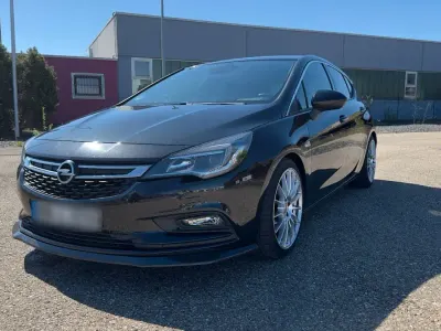 Brugt Opel Astra Dynamic 125 HK (91 kW) 2016 Sort Sedan