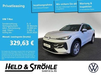 Neu VW T-Roc Life 150 PS (110 kW) 2025 Pure white SUV