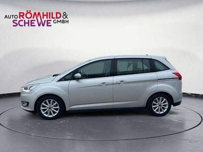 Gebraucht Ford C-MAX Titanium 125 PS (91 kW) 2018 Polarsilber metallic Van / Kleinbus