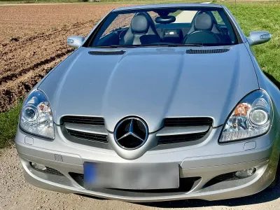 Gebraucht Mercedes SLK200 163 PS (119 kW) 2004 Silber Cabrio