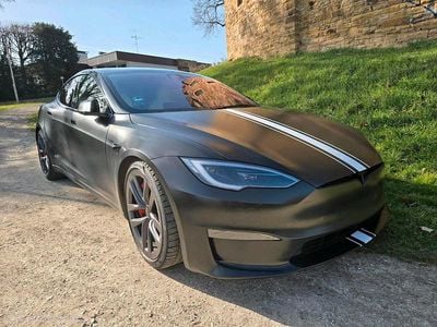 Usado Tesla Model S Plaid 750 kW (1020 HP) 2022 Cinzento Citadino