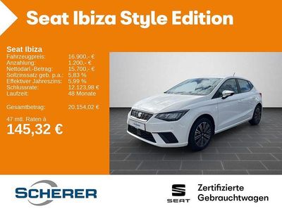 Gebraucht Seat Ibiza Style 116 PS (85 kW) 2024 Weiß Kleinwagen