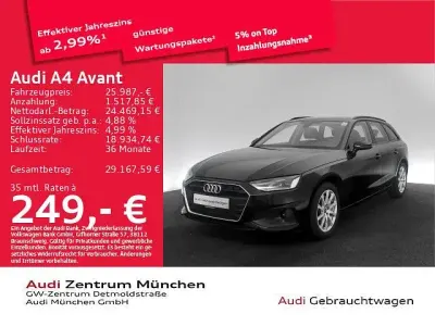 Gebraucht Audi A4 Basis 204 PS (150 kW) 2024 Brillantschwarz Kombi