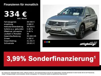 Gebraucht VW Tiguan Allspace Move 193 PS (141 kW) 2024 Silber SUV