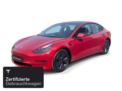 Usado Tesla Model 3 Long Range AWD 324 kW (441 HP) 2021 Vermelho Sedan