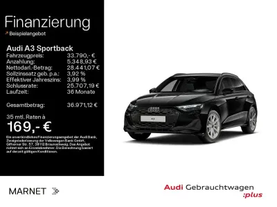 Gebraucht Audi A3 Sport 204 PS (150 kW) 2025 Mythosschwarz metallic Limousine