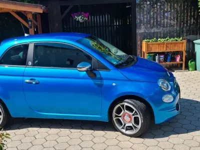 Gebraucht Fiat 500 Mirror 69 PS (50 kW) 2017 Blau Kleinwagen