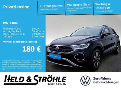 Gebraucht VW T-Roc Goal 116 PS (85 kW) 2025 Deep black perleffekt (metallic) SUV