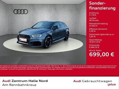 Gebraucht Audi RS3 Sportback Sport 400 PS (294 kW) 2020 Grau Kleinwagen