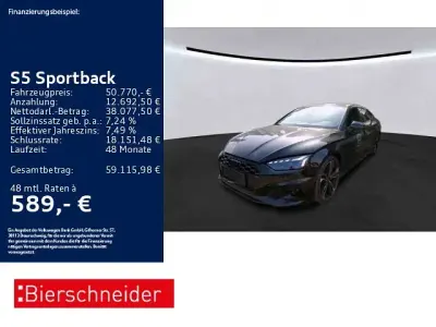 Usata Audi S5 Sportback Competition 341 CV (250 kW) 2024 Nero Utilitaria