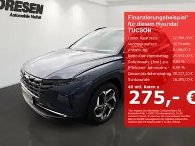 Gebraucht Hyundai Tucson Prime 230 PS (169 kW) 2024 Grau SUV