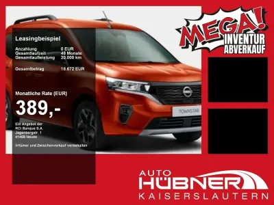 Neu Nissan Townstar 360º 131 PS (96 kW) 2026 Terracotta Kombi