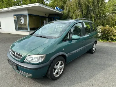 Gebraucht Opel Zafira Njoy 125 PS (91 kW) 2003 Grün Van / Kleinbus