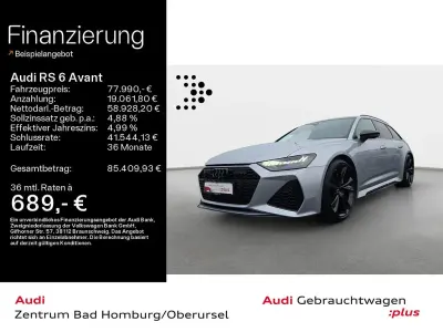 Usata Audi RS6 Sport 600 CV (441 kW) 2022 Argento Station wagon
