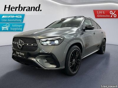 Gebraucht Mercedes GLE400 AMG 381 PS (280 kW) 2024 Metalliclack selenitgrau Coupé