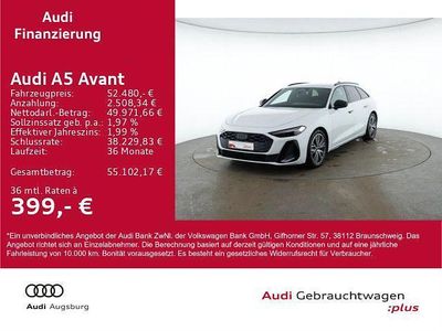 Neu Audi A5 Ambiente 204 PS (150 kW) 2025 Gletscherweiß metallic Kombi
