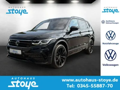 Gebraucht VW Tiguan Allspace R-line 200 PS (147 kW) 2022 Schwarz SUV