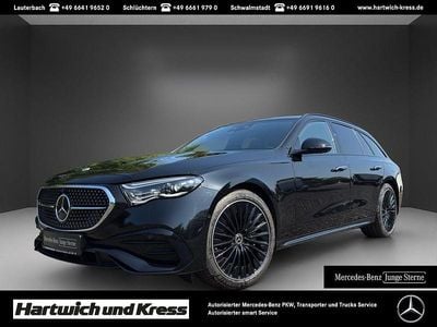 Gebraucht Mercedes E300 AMG Line Premium 313 PS (230 kW) 2024 Obsidianschwarz  lack Kombi