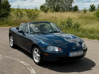 Gebraucht Mazda MX5 140 PS (102 kW) 2000 Blau Cabrio