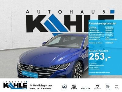 Usata VW Arteon R-line 218 CV (160 kW) 2022 Blu Station wagon